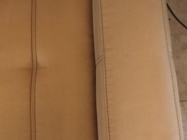 Boczek kanapy po praniu